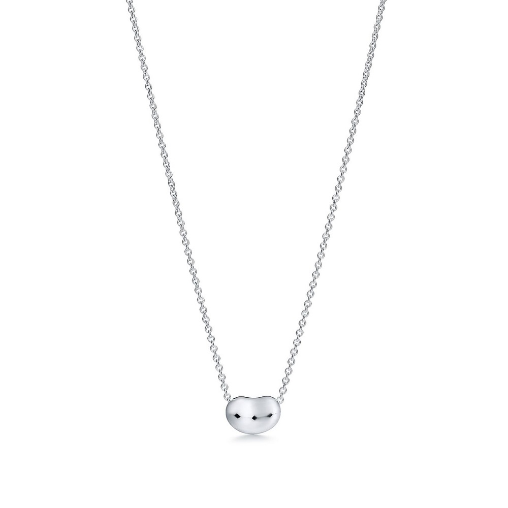 Tiffany Elsa Peretti Bean Necklace 9mm